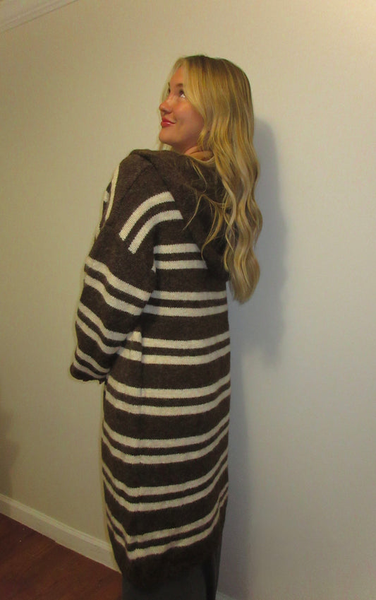 The Cozy Stripe Cardigan