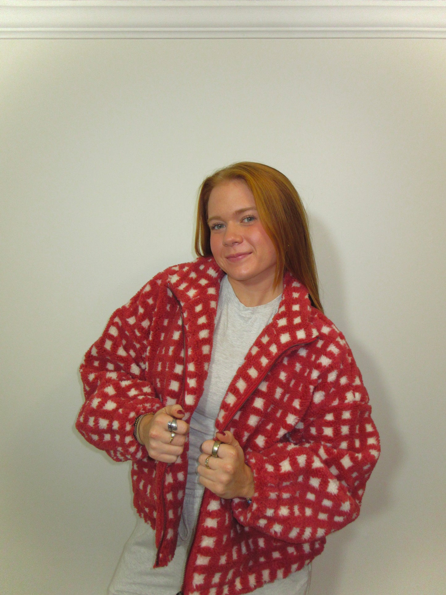 Candy Cane Puff Jacket