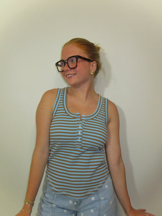 The Coastal Stripe Tank
