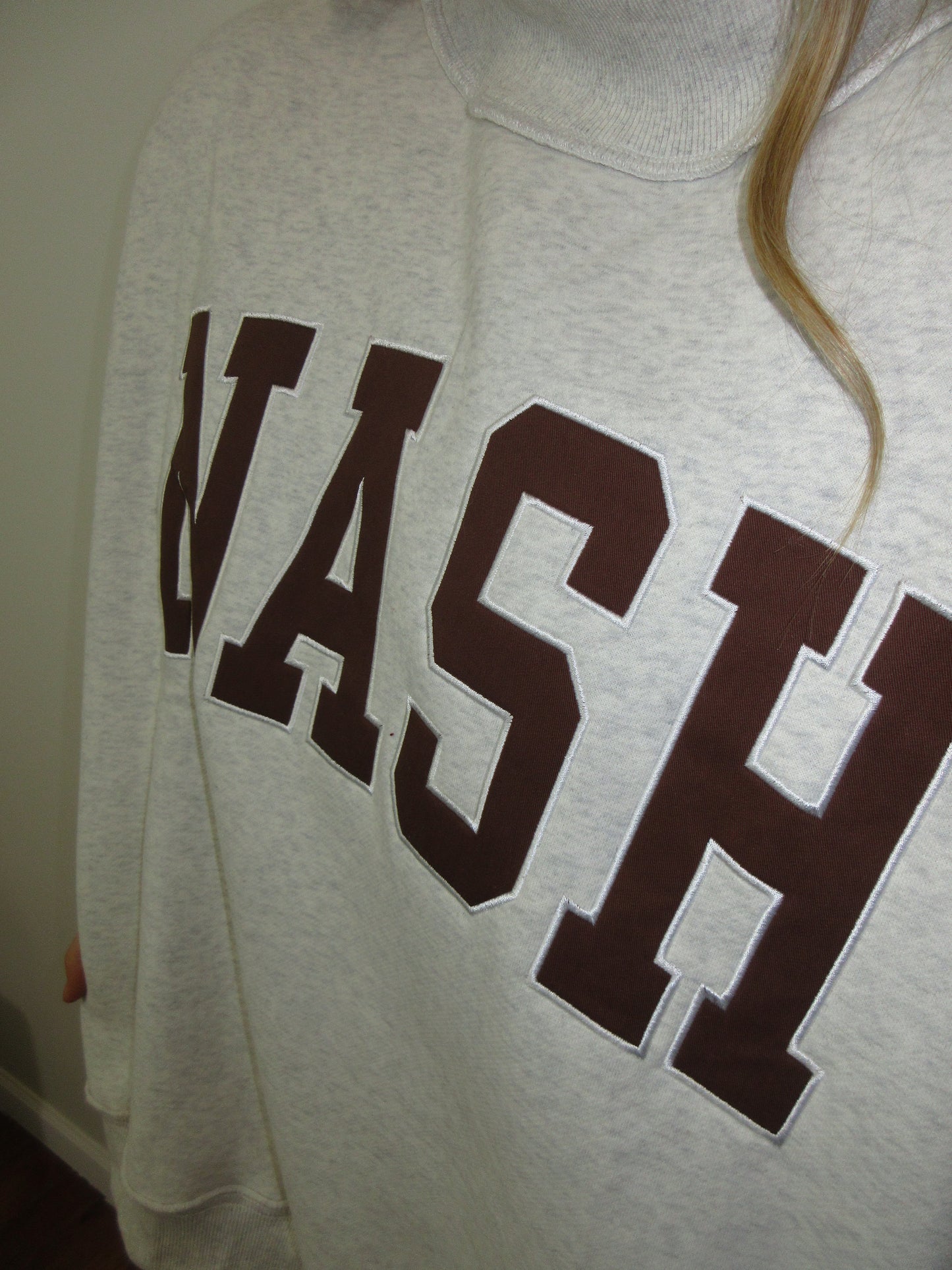 Embroidered Nash Mock Neck