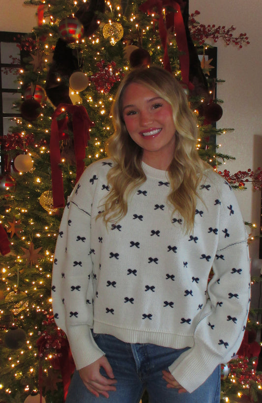 The Little Bow Knit Sweater