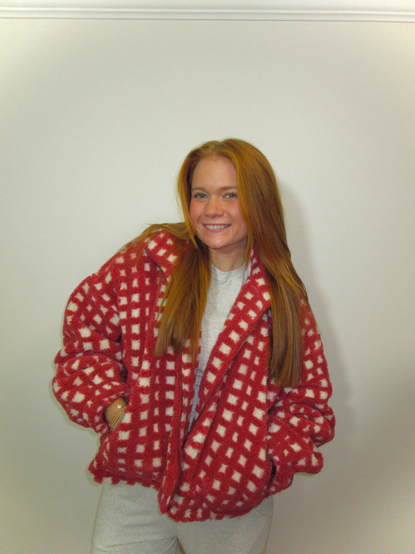 Candy Cane Puff Jacket