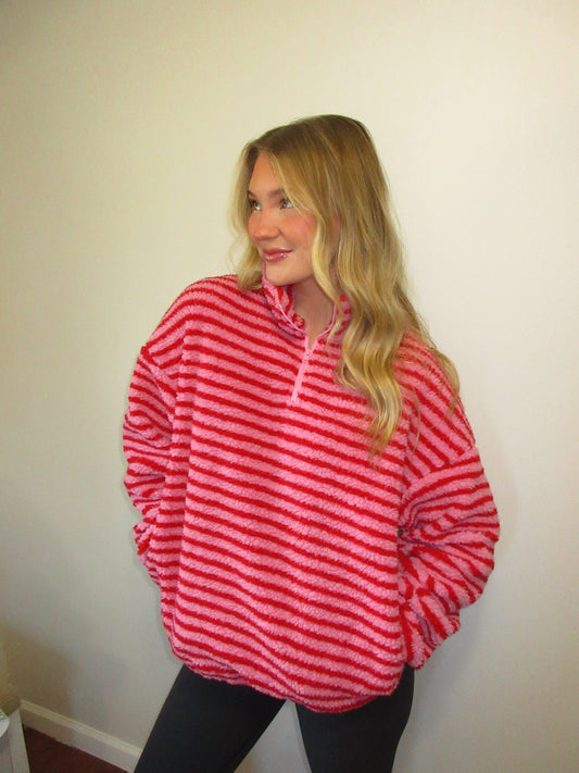 Sweetheart Stripe Pullover