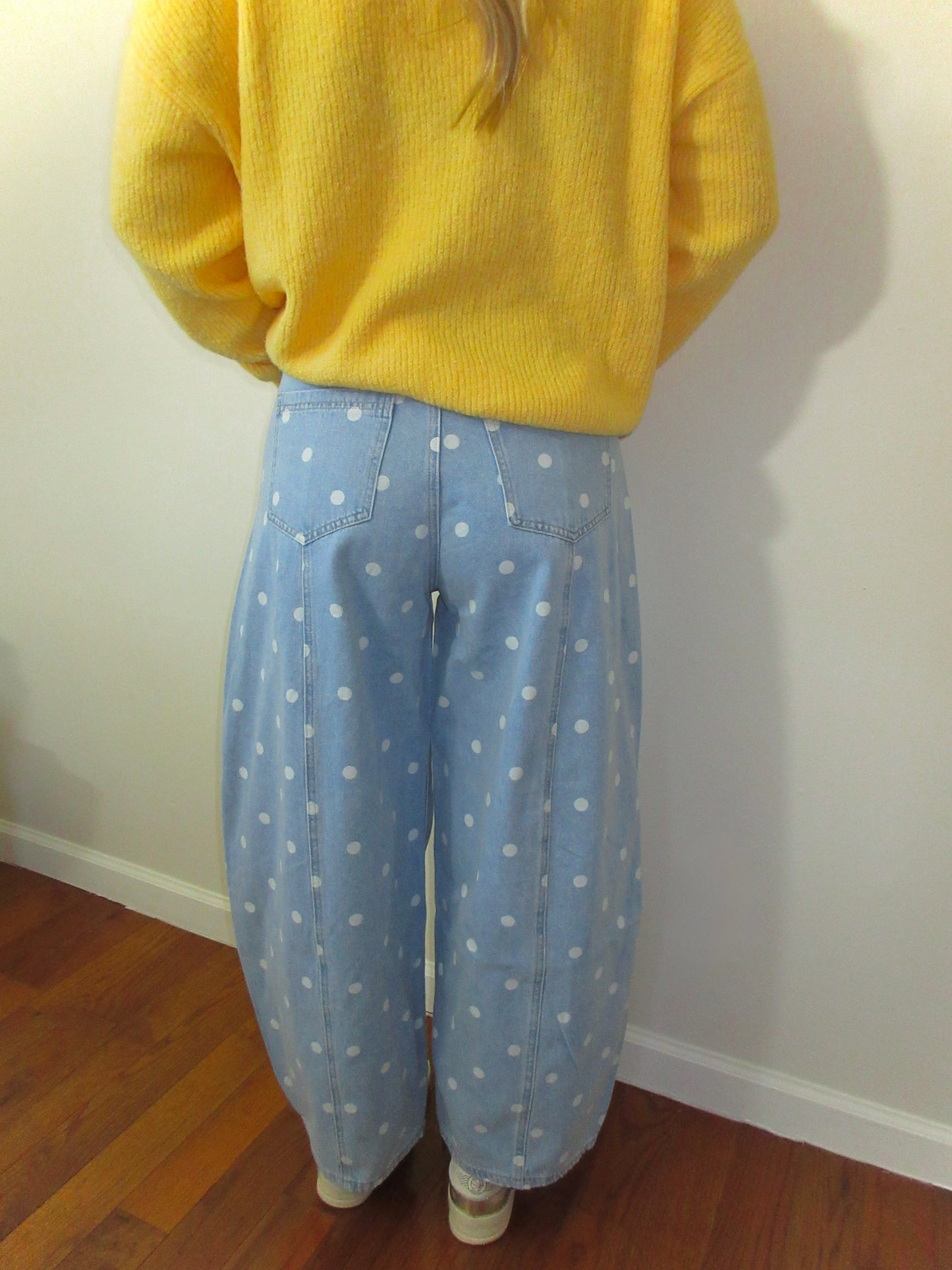 The Darling Dot Barrel Jean