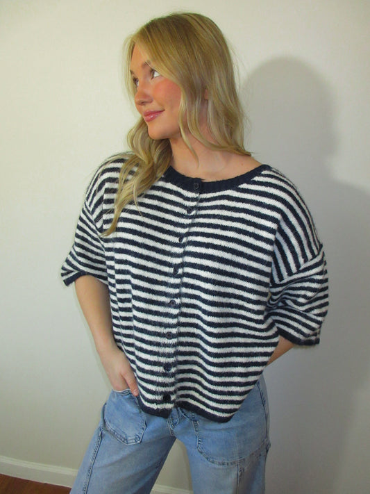 The Navy Muse Cardigan