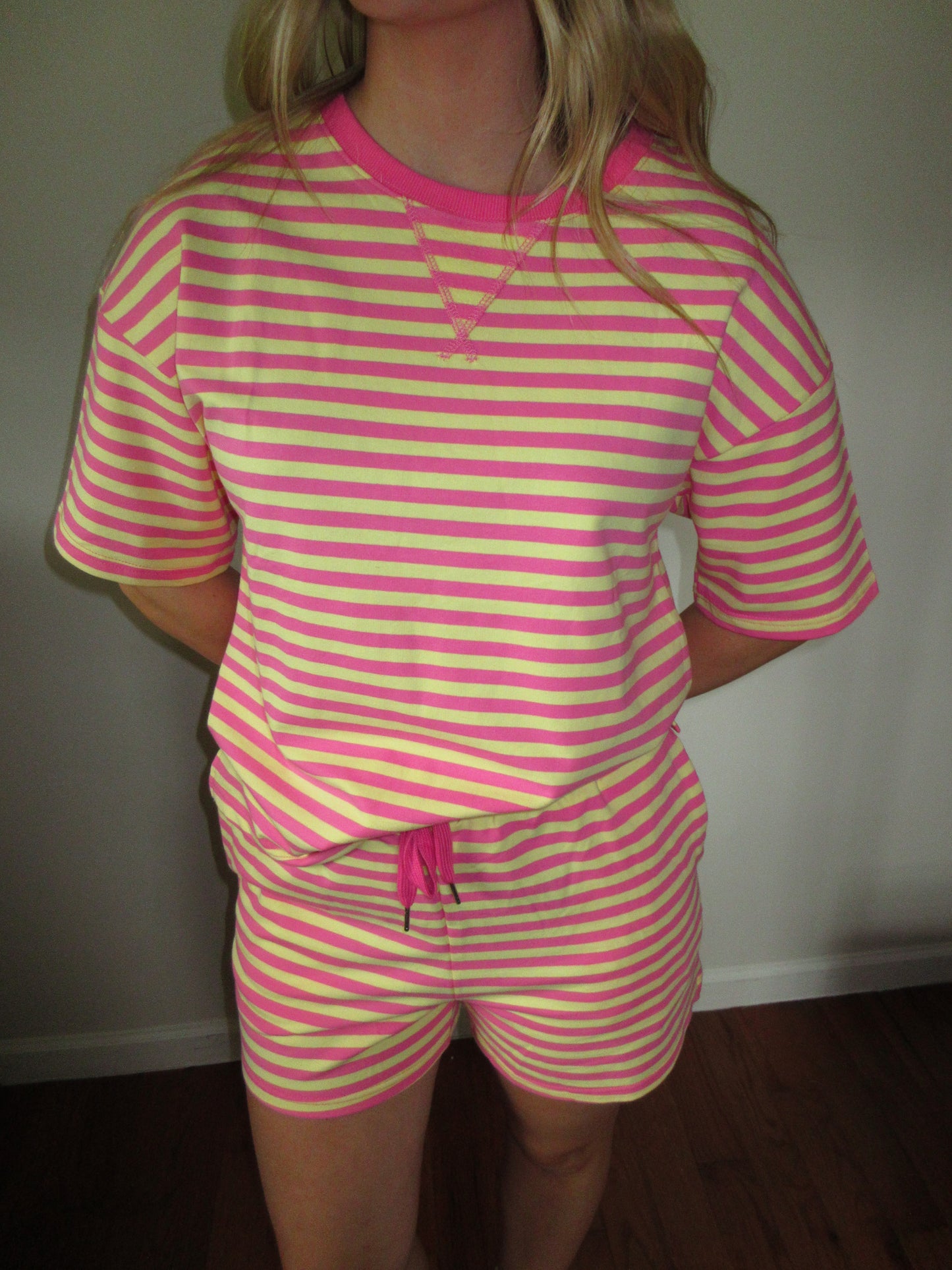 Pink Lemonade Stripe Set