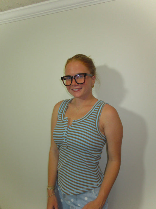 The Coastal Stripe Tank