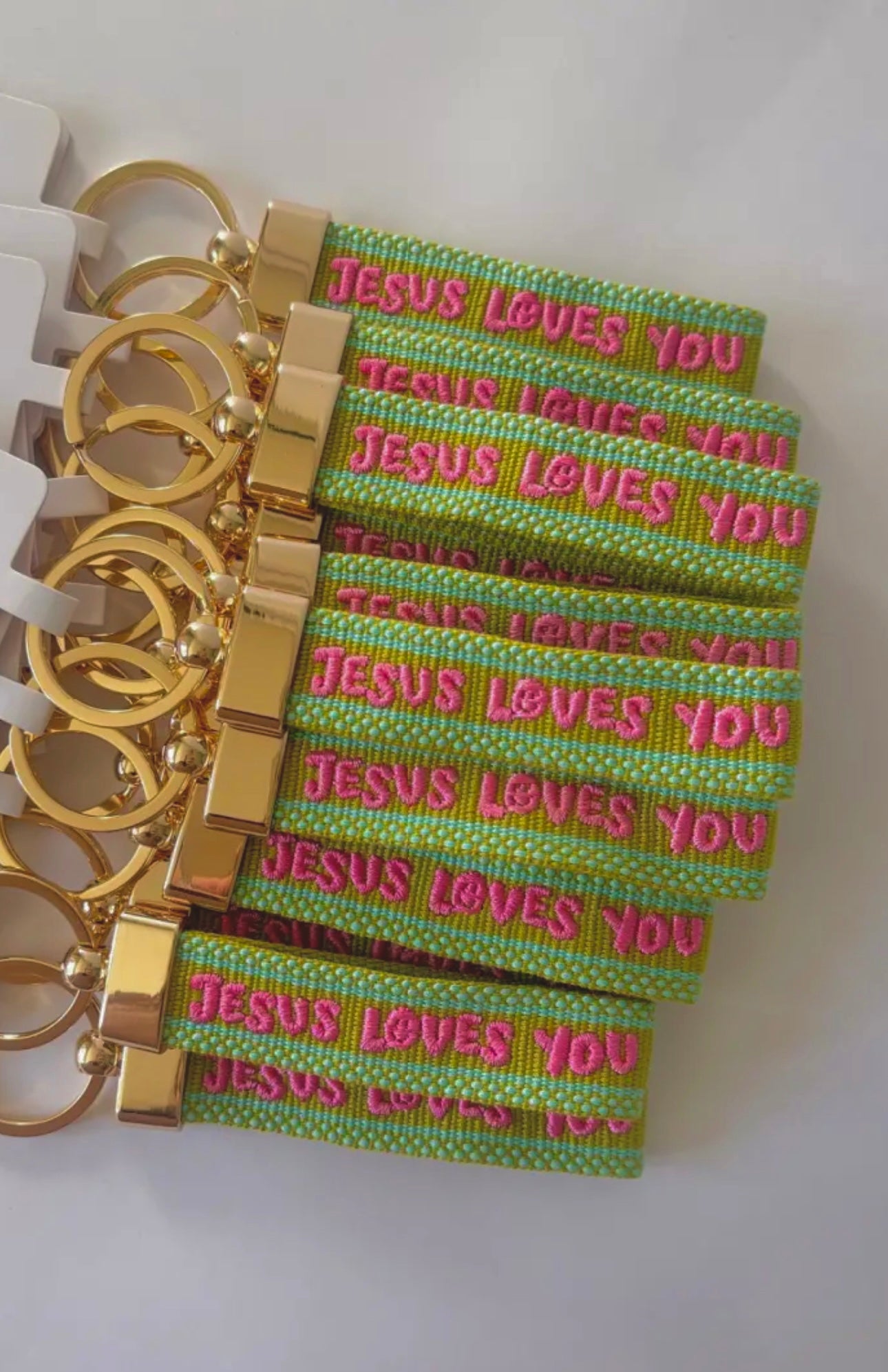 JESUS LOVES YOU keychain